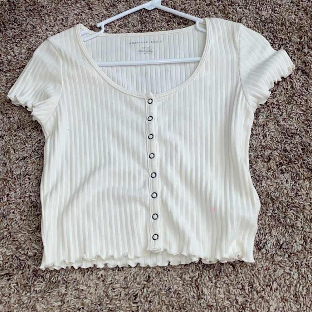 white american eagle tee